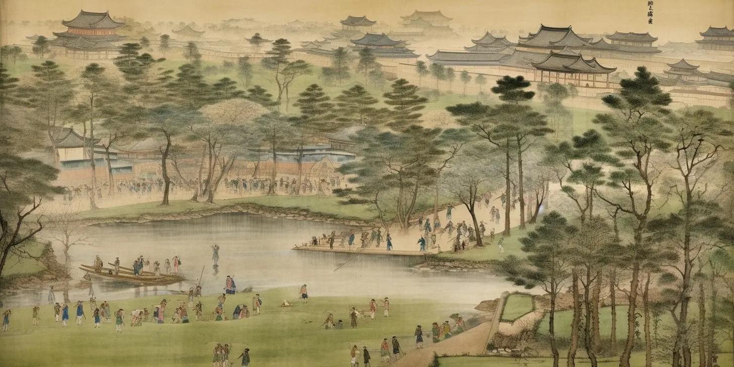 用AI生成《清明上河图》续集（能画出清明上河图的代码）