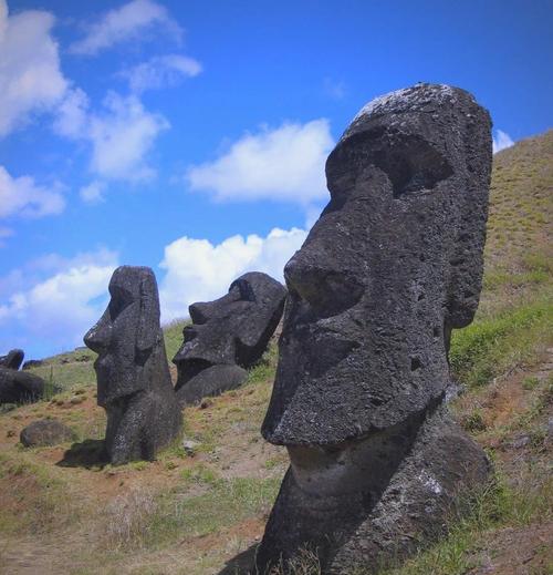 复活节岛石像的行走实验（复活节岛石像在岛上哪个位置）